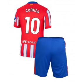 Atletico Madrid Angel Correa #10 Hemmakläder Barn 2024-25 Kortärmad (+ Korta byxor)